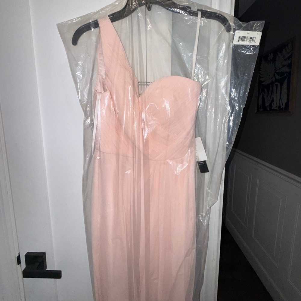 Blush bridesmaid dress- size 0- NWT